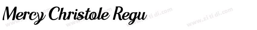 Mercy Christole Regu字体转换